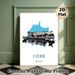 Cork Ireland Cityscape Painting Poster, Vibrant Watercolor-style Riverside Town View Poster, Charming Travel-inspired Decor For Living Room, Bedroom_maomaolike.com