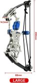 1 Set Indoor And Outdoor Decompression Bowstring Set Mini 304 Stainless Steel Compound Bow Small Pulley Bow Arrow Shooting_maomaolike.com