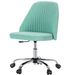 Modern Fabric Armless Adjustable Swivel Office Desk Chairs With Wheels_maomaolike.com