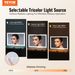 VEVOR Lighted Makeup Mirror 3 Color Vanity W/ USB Desktop Wall-mount 31.5x21.7in_maomaolike.com