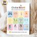 Calm-Down Choice Board Painting Poster, Soft-hued Cartoon-style Poster, Features Gentle Stress-relief Activities, Ideal For Office, Lounge And_maomaolike.com