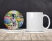 Great Dane Spring Path Large Sandstone Coasters Pack Of 4 Absorbent Round Coasters Decor Gifts For Men Or Women, 4 In, Multicolor_maomaolike.com