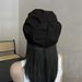 Hot Sale New Pleaed Bere For Women Lady Elegan Solid Color Fla Top Ocagonal Peaked Cap Simple Sof Newsboy Painer Aris_maomaolike.com