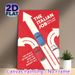 The Italian Job Movie Themed Painting Poster, Bold Retro Graphic Poster, Vintage Movie Art With Red, White & Blue Mini Cars On Arrow Paths, Ideal For_maomaolike.com