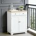 Kitchen Storage Cabinet, Sideboard Floor Cupboard With Solid Wood Top_maomaolike.com