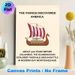Viking Discovery Themed Painting Poster, Clean Illustrated Viking Longship With Historical Facts Poster, Educational Wall Decor Suitable For Study_maomaolike.com