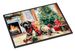 Mastiff Cozy Christmas Doormat Front Door Mat Indoor Outdoor Rugs For Entryway, Non Slip Washable Low Pile, 24H X 36W_maomaolike.com