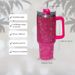 40oz Rhinestone Tumbler Stainless Steel Straw Women Cup Shiny Diamond Travel Car Thermoses Coffee Mug Water Bottle_maomaolike.com