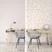 45cm*300cm Peel & Stick Botanical Line Wallpaper – Minimalist Floral Design, Waterproof & Removable_maomaolike.com