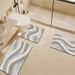 Bathroom Mat Toilet Mat Shower Mat Entrance Rug Absorbent Non-Slip Mat Soft Quick-Dry Machine Washable_maomaolike.com