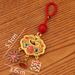 Gold-Plated Zakira Pendant Wealth Gathering No Taboo Peace Joy Fortune Amulet Bag Accessories Car Keychain_maomaolike.com