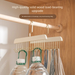 Underwear Strap Wooden Hanger For Stockings, Belts, Scarves Multi-Functional Magic Wardrobe Hook Packing Storage Bag_maomaolike.com