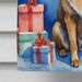 Belgian Tervuren Christmas Reindeer House Flag Large Porch Sleeve Pole Decorative Outside Yard Banner Artwork Wall Hanging, Polyester, House Size, Multicolor_maomaolike.com
