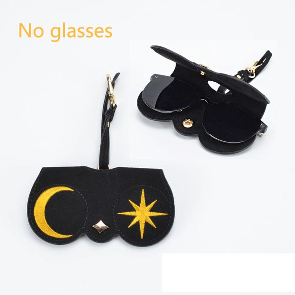 Unisex Glasses bag out of the street glasses bag Sunglasses box PU leather sunglasses bag hook pendant_maomaolike.com