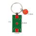 Unisex Paris Games ball pendant key chain Metal basketball court key chain_maomaolike.com