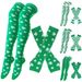 Unisex Festive shamrock over-the-knee socks Women's Rave men's glove sock set_maomaolike.com