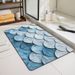 Bathroom Mat Toilet Mat Shower Mat Entrance Rug Absorbent Non-Slip Mat Soft Quick-Dry Machine Washable_maomaolike.com