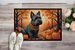 Scottish Terrier Fall Doormat Front Door Mat Indoor Outdoor Rugs For Entryway, Non Slip Washable Low Pile, 24H X 36W_maomaolike.com