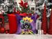 Black Poodle King Of Mardi Gras Throw Pillow Machine Washable, Indoor Outdoor Decorative Pillow For Couch, Bed Or Patio, 18Hx18W_maomaolike.com