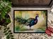 Peacock Doormat Front Door Mat Indoor Outdoor Rugs For Entryway, Non Slip Washable Low Pile, 24H X 36W_maomaolike.com