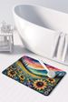 Black-eyed Susans In Color Memory Foam Kitchen Mat Machine Washable Anti-Fatigue Mat Cushion Comfort Bath Mat Or Kitchen Rug_maomaolike.com