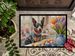 Decorating Easter Australian Cattle Dog Doormat Front Door Mat Indoor Outdoor Rugs For Entryway, Non Slip Washable Low Pile, 24H X 36W_maomaolike.com