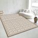 Living Room Rug Large Size Gorgeous Gold Frame Design Bedroom Rug Plush Thickened Machine Washable Thickened Underlay Interior Decorative Rug_maomaolike.com