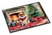 Pomeranian Cozy Christmas Doormat Front Door Mat Indoor Outdoor Rugs For Entryway, Non Slip Washable Low Pile, 24H X 36W_maomaolike.com