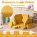 14 PCS Modular Kids Play Couch For Playroom And Bedroom Suede Fabric Covers Zipper Head Covers Protect_maomaolike.com