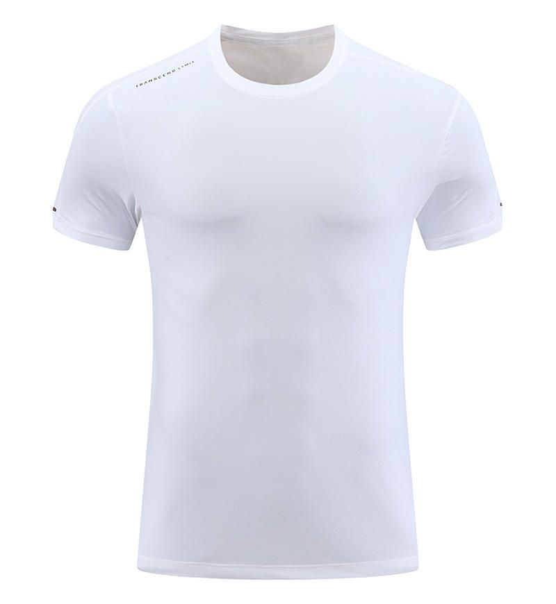 Men's Clothing Quick-Drying Clothes Breathable Short-Sleeved T-Shirt Sports Tops Fitness Training Running _maomaolike.com