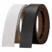 HOT 100% Pure Cowhide Belt Strap No Genuine Leather Belts without Automatic Buckle Men Wome Black Brown White High Quality_maomaolike.com