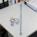 Animal Keychain Charging Cable-Blue_maomaolike.com