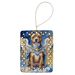 Staffordshire Bull Terrier My Angel Porcelain Ornament Christmas Tree Hanging Decorations For Home Christmas Holiday, Rectangle, Gift, Multicolor_maomaolike.com