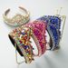 Pdmcms European and American Retro Exaggerated Crown Styling Headband Heavy Craftsmanship Baroque Style Ins Wide Edge Hair Accessories_maomaolike.com