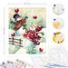 RUOPOTY Classic Picture By Original Gifts Decorative Paintings Christmas Snowman Numbers Painting Living Room Decoration_maomaolike.com