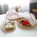 Weaving Drying Handmade Fly-proof Sieve Net Cover Round Dustpan Household Insect-proof Products Steamed Bun Food Bamboo_maomaolike.com