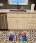 Bearded Collie Hippie Dawg Memory Foam Kitchen Mat Machine Washable Anti-Fatigue Mat Cushion Comfort Bath Mat Or Kitchen Rug_maomaolike.com