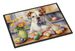 Decorating Easter American Bulldog Doormat Front Door Mat Indoor Outdoor Rugs For Entryway, Non Slip Washable Low Pile, 24H X 36W_maomaolike.com