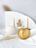 1PC Round Ceramic Advanced Art Candlestick Suitable For Living Room, Desktop And Office Decoration Candlestick Beautiful Ornament_maomaolike.com