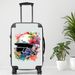 Football2 Luggage, 20/24/28 Inch Luggage, Carry-On, Custom Luggage, Luggage Set, Suitcase, Travel, Vacation, Cabin Suitcase, Custom Suitcase, Personalized Luggage_maomaolike.com