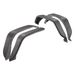 Fender Flare, Front & Rear Jeep Fender Flares Compatible With 2018-2024 Jeeps JL/JLU 2/4 Doors, Off-Road Steel Liner Set With LED Lighting, Fine-Textured Black Paintable Fenders For Jeep JL_maomaolike.com