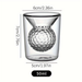 Golf Double-layer Glass Cup, High Borosilicate Thick Glass Water Cup, Transparent And Heat-insulating Milk Beverage Cup_maomaolike.com