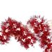 Christmas Decorative Frilly Strips, Snowflake And Six-pointed Star Shaped Home Decorations, Thickened And Dense Frilly Strips_maomaolike.com