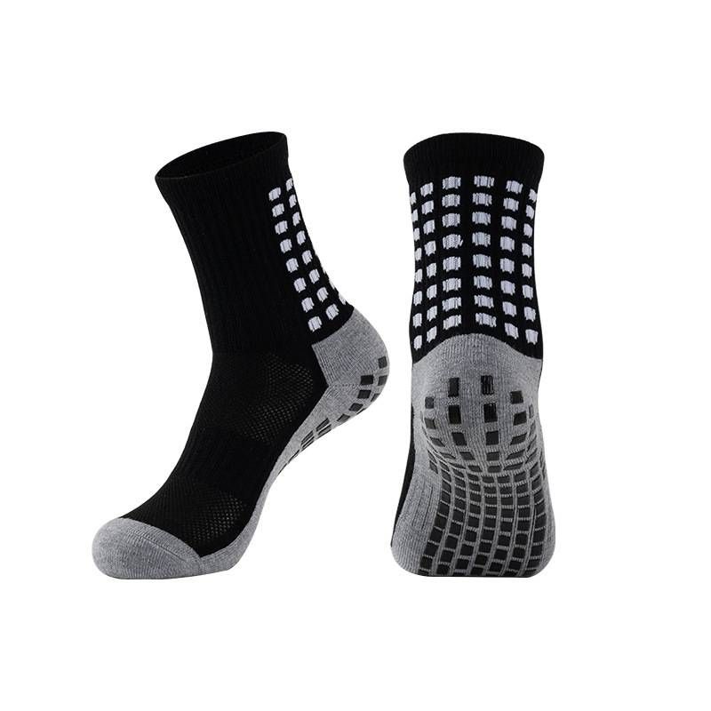Unisex Football socks thickened mid-tube spot non-slip sports socks for men and women_maomaolike.com