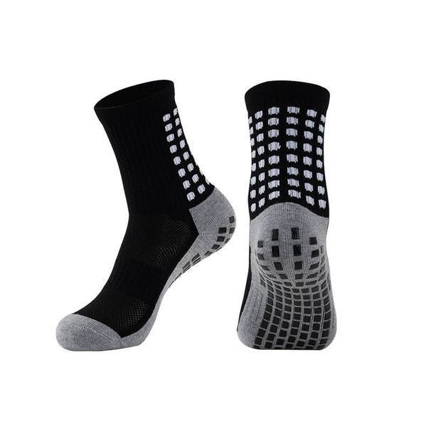 Unisex Football socks thickened mid-tube spot non-slip sports socks for men and women_maomaolike.com