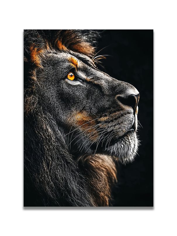 Lion, Lion, Modern Style, Home Décor Painting, Living Room Sofa Backdrop Artwork, Art Exhibition Piece_maomaolike.com