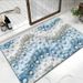 Bathroom Mat Toilet Mat Shower Mat Entrance Rug Absorbent Non-Slip Mat Soft Quick-Dry Machine Washable_maomaolike.com