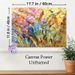 Floral & Plant Mosaic Painting Poster, Vibrant Colorful Stained-glass Style Art Poster, Eye-catching Decorative Artwork Suitable For Living Room_maomaolike.com