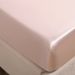 Solid Color Silky Satin Bed Sheet Mattress Protector_maomaolike.com