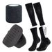 Unisex Adult thickened short leg football socks strap set men's and women's adhesive non-slip socks_maomaolike.com